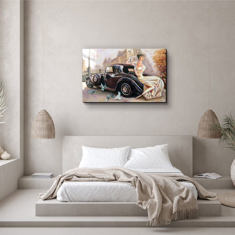 ・"Bridda Car"・Glass Wall Art | Artdesigna Glass Printing Wall Arts.