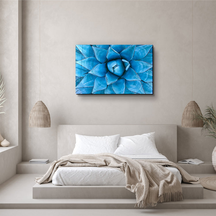 ・"Micro Flower"・Glass Wall Art | Artdesigna Glass Printing Wall Arts.