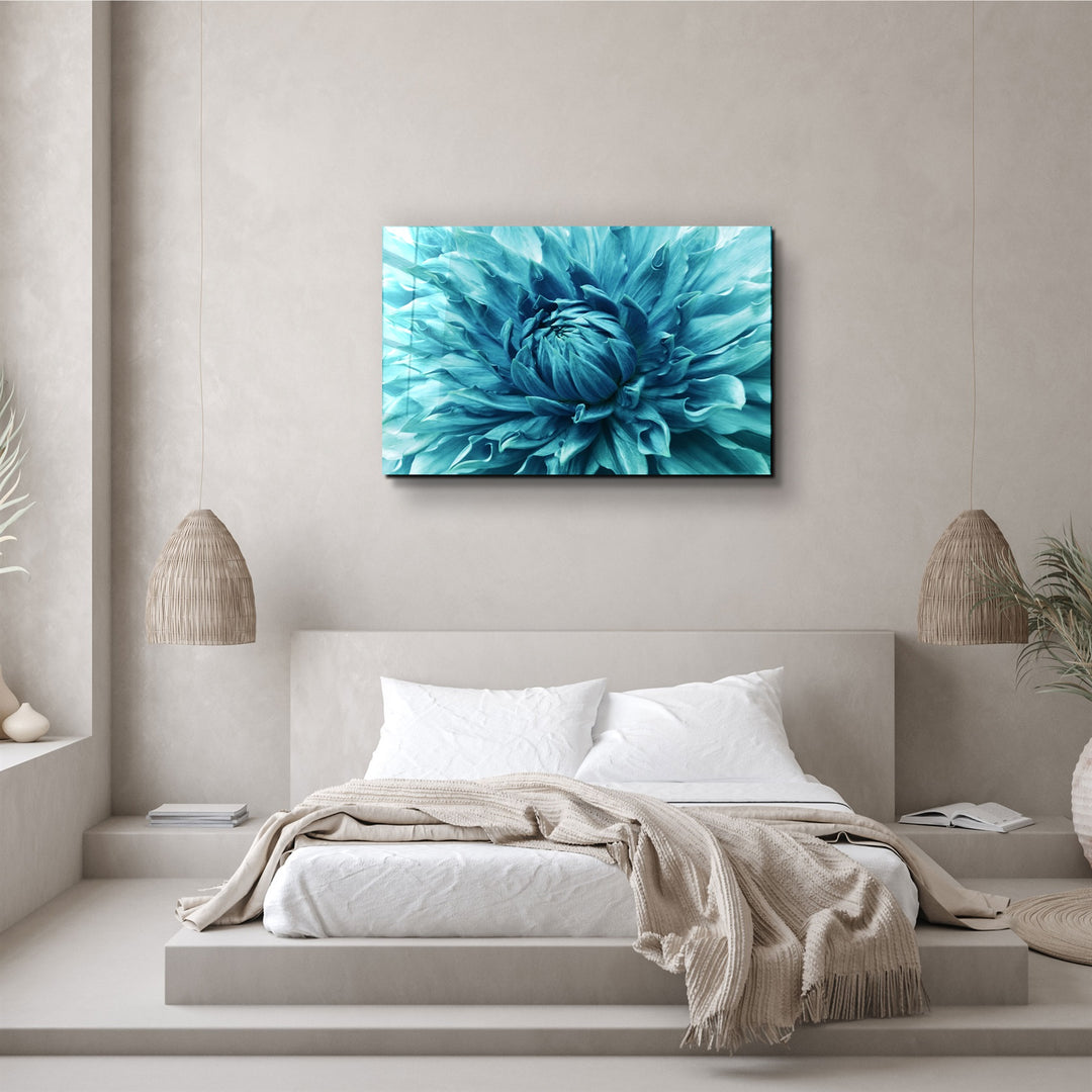 ・"Micro Flower"・Glass Wall Art | Artdesigna Glass Printing Wall Arts.