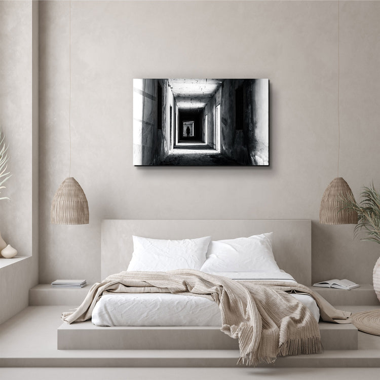 ・"Empty Building"・Glass Wall Art | Artdesigna Glass Printing Wall Arts.