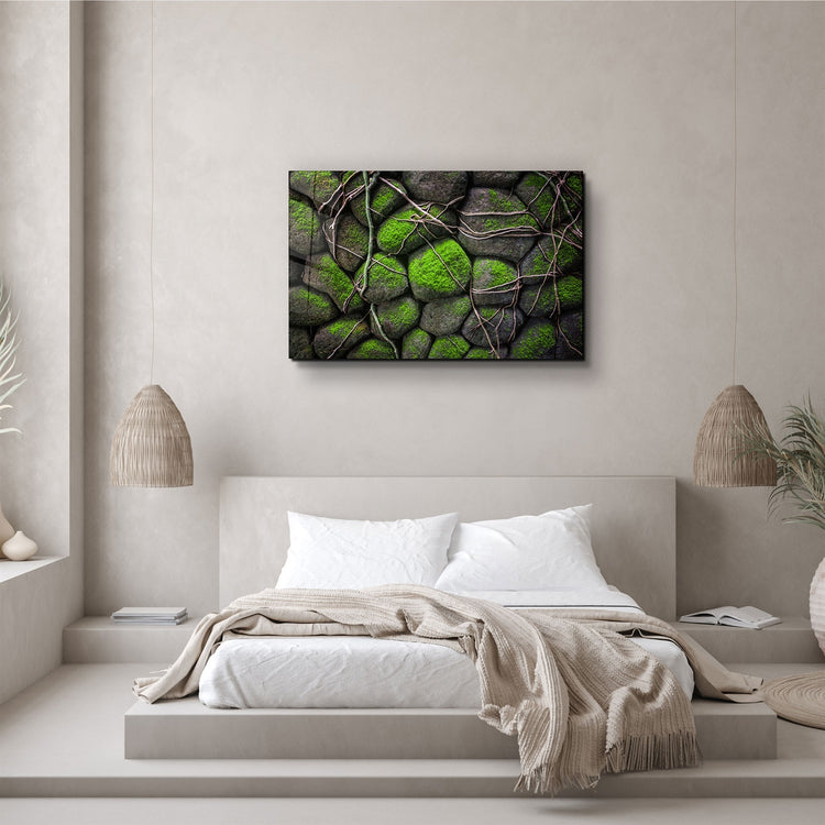 ・"Ivy"・Glass Wall Art | Artdesigna Glass Printing Wall Arts.