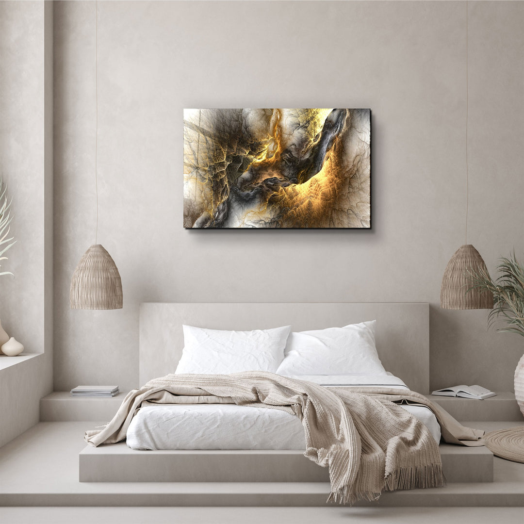 ・"Monster Awakening"・Glass Wall Art | Artdesigna Glass Printing Wall Arts.