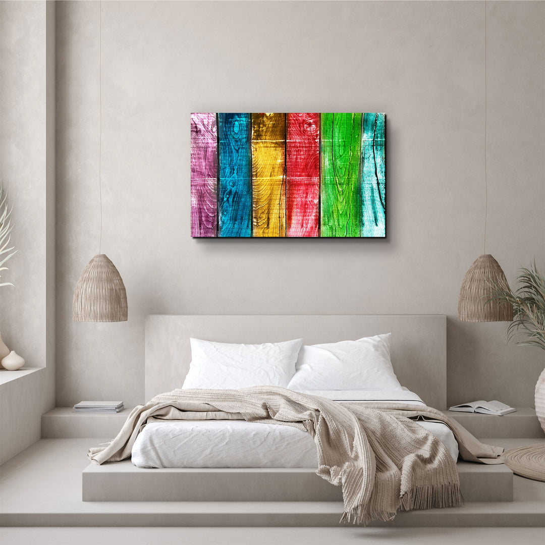 ・"Painted Wood V2"・Glass Wall Art | Artdesigna Glass Printing Wall Arts.