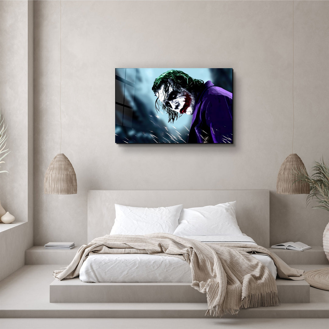 ・"Joker V2"・Glass Wall Art | Artdesigna Glass Printing Wall Arts.