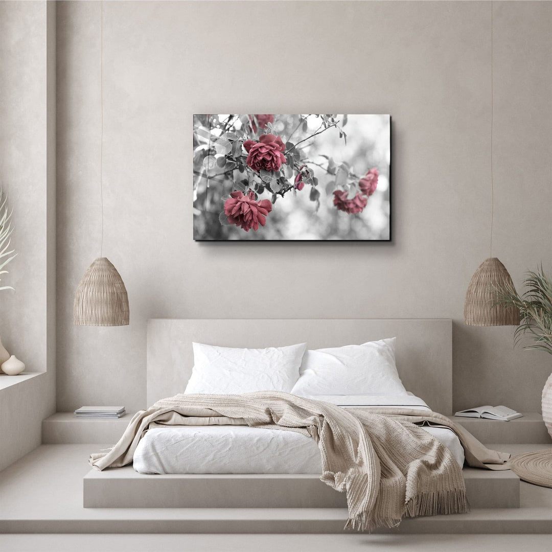 ・"Roses"・Glass Wall Art | Artdesigna Glass Printing Wall Arts.