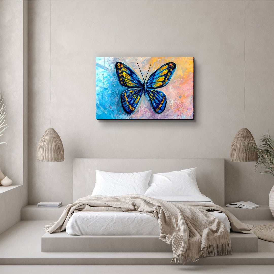 ・"Butterfly 6"・Glass Wall Art | Artdesigna Glass Printing Wall Arts.