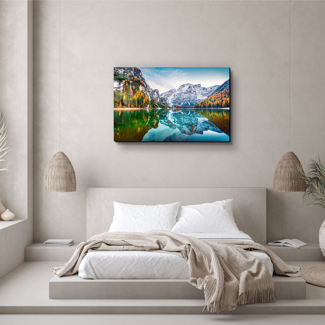 ・"Dolomite - Italy"・Glass Wall Art