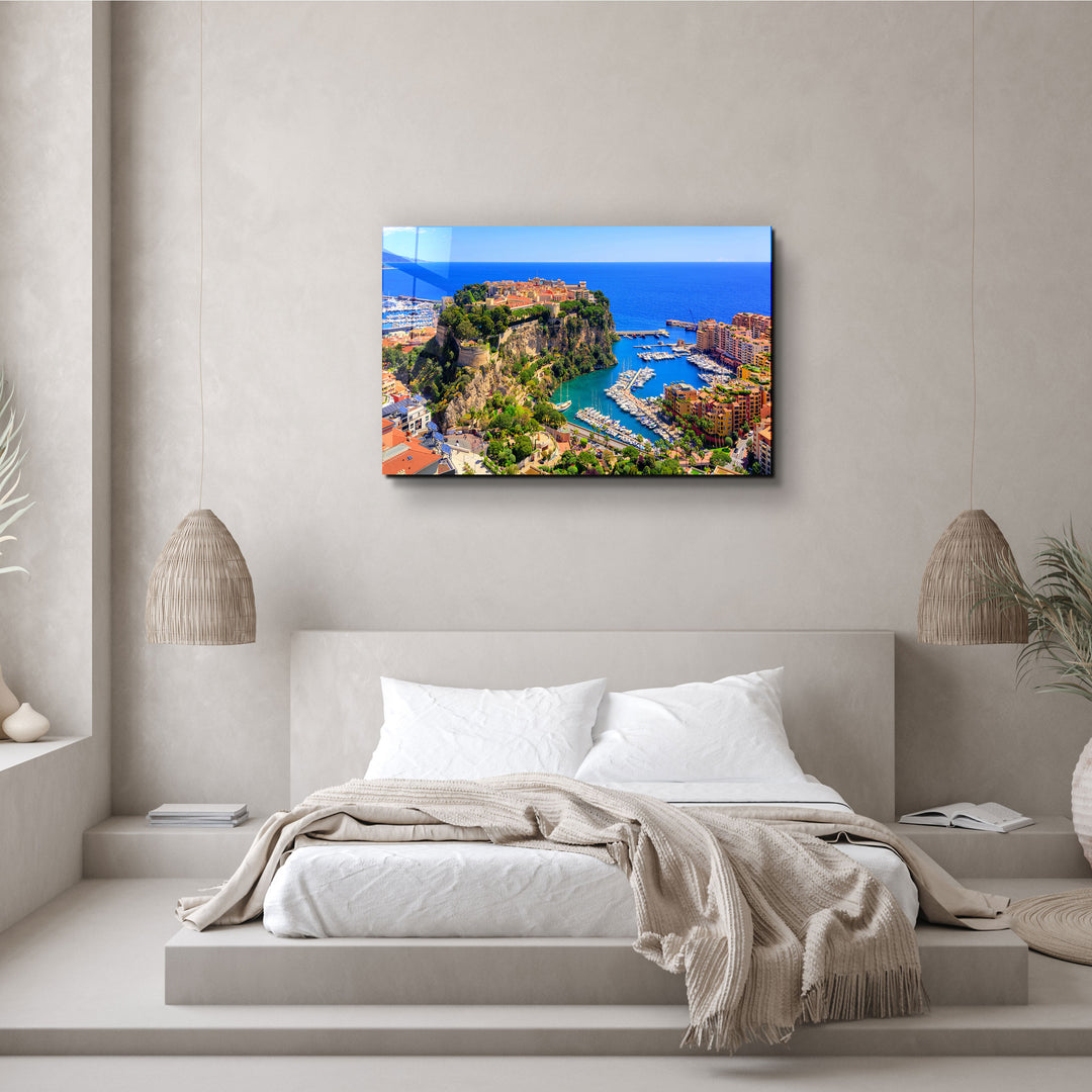 ・"Monaco"・Glass Wall Art