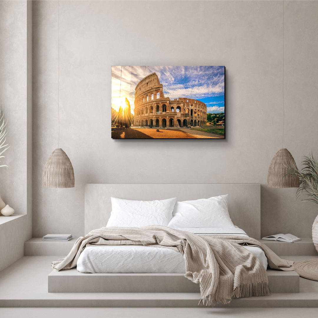 ・"Rome - Italy"・Glass Wall Art