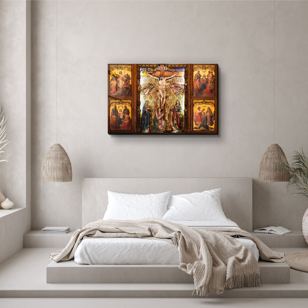 ・"Jesus"・Glass Wall Art | Artdesigna Glass Printing Wall Arts.