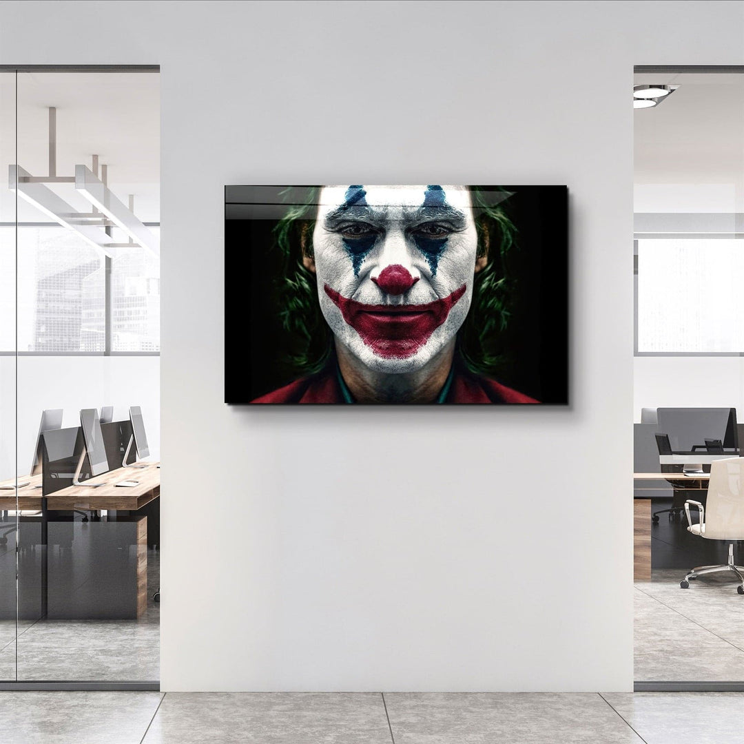 ・"Joker - Smile"・Glass Wall Art | Artdesigna Glass Printing Wall Arts.