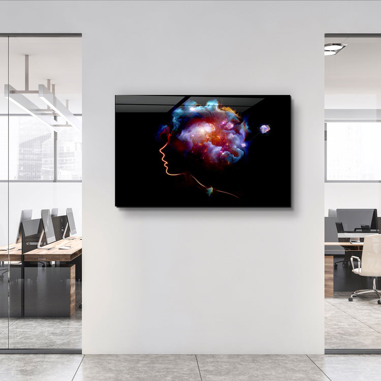 ・"Space in Mind"・Glass Wall Art | Artdesigna Glass Printing Wall Arts.