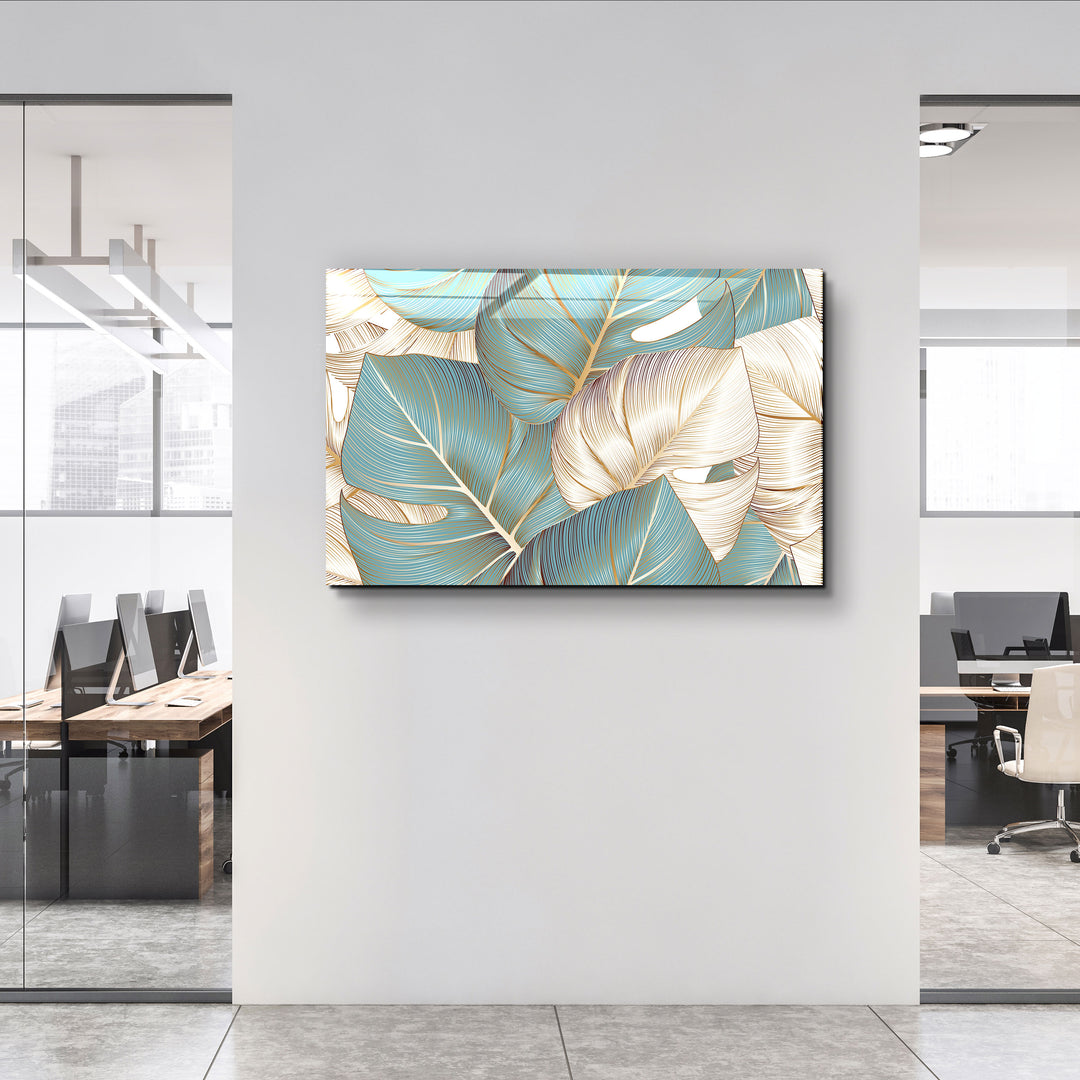 ・"The Arums"・Glass Wall Art | Artdesigna Glass Printing Wall Arts.