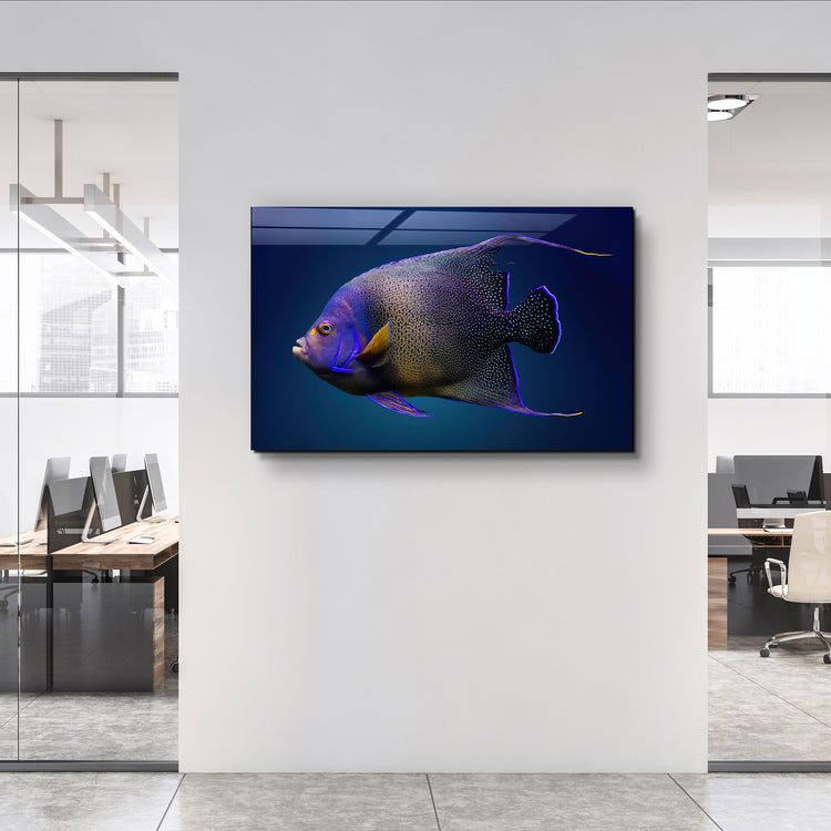 ・"Exotic Fish"・GLASS WALL ART | Artdesigna Glass Printing Wall Arts.