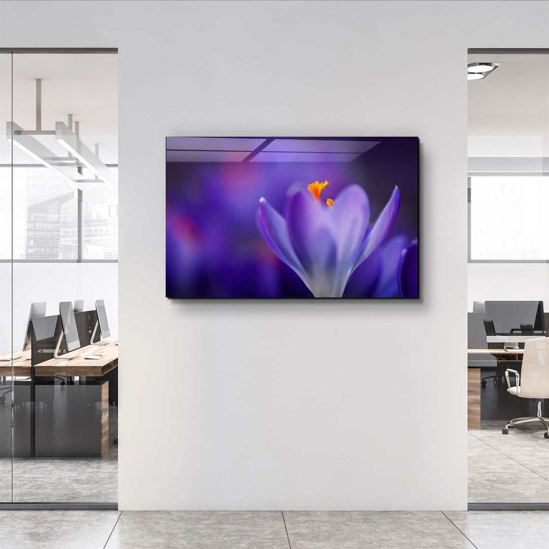 ・"Flower"・Glass Wall Art | Artdesigna Glass Printing Wall Arts.