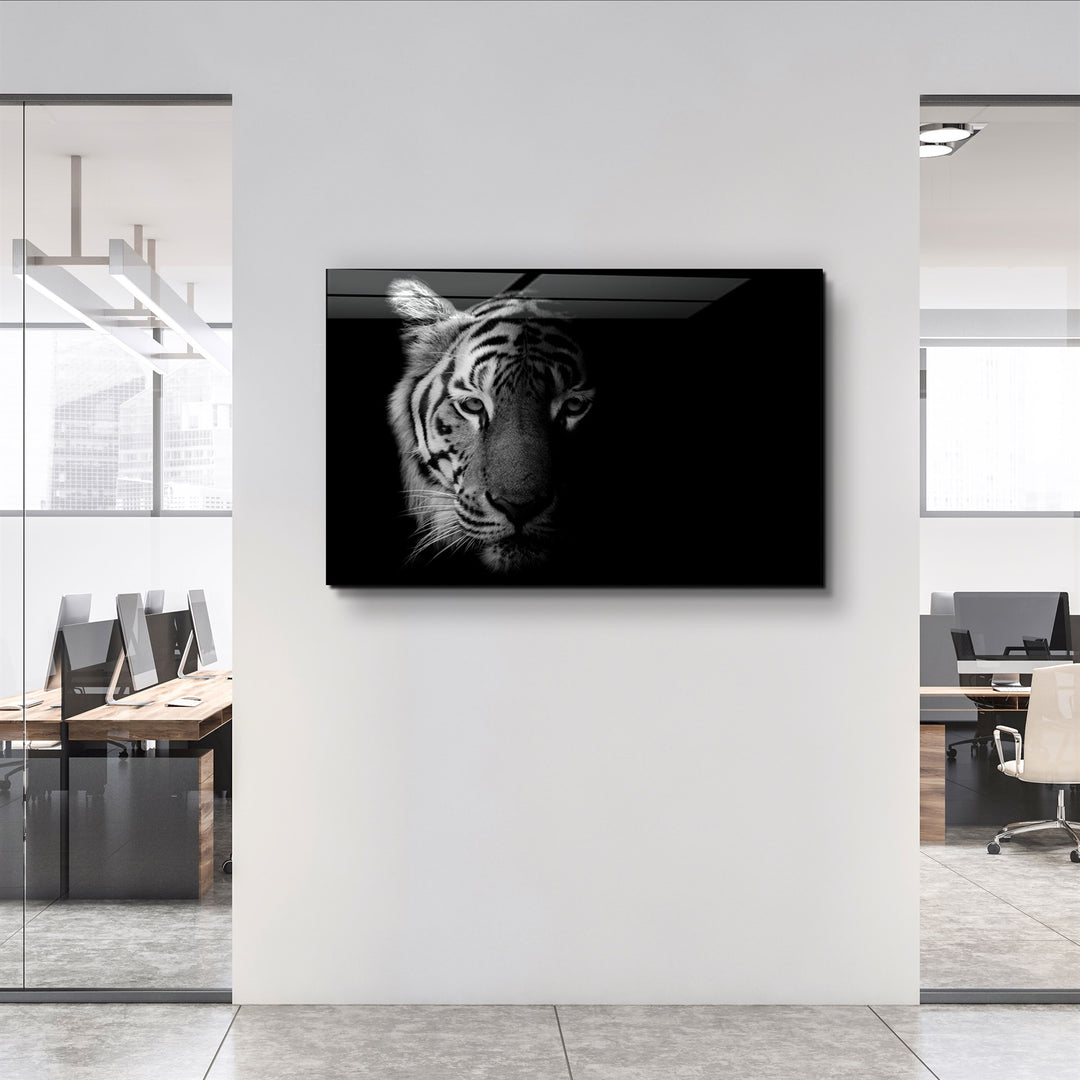 ・"Tiger 1"・Glass Wall Art | Artdesigna Glass Printing Wall Arts.