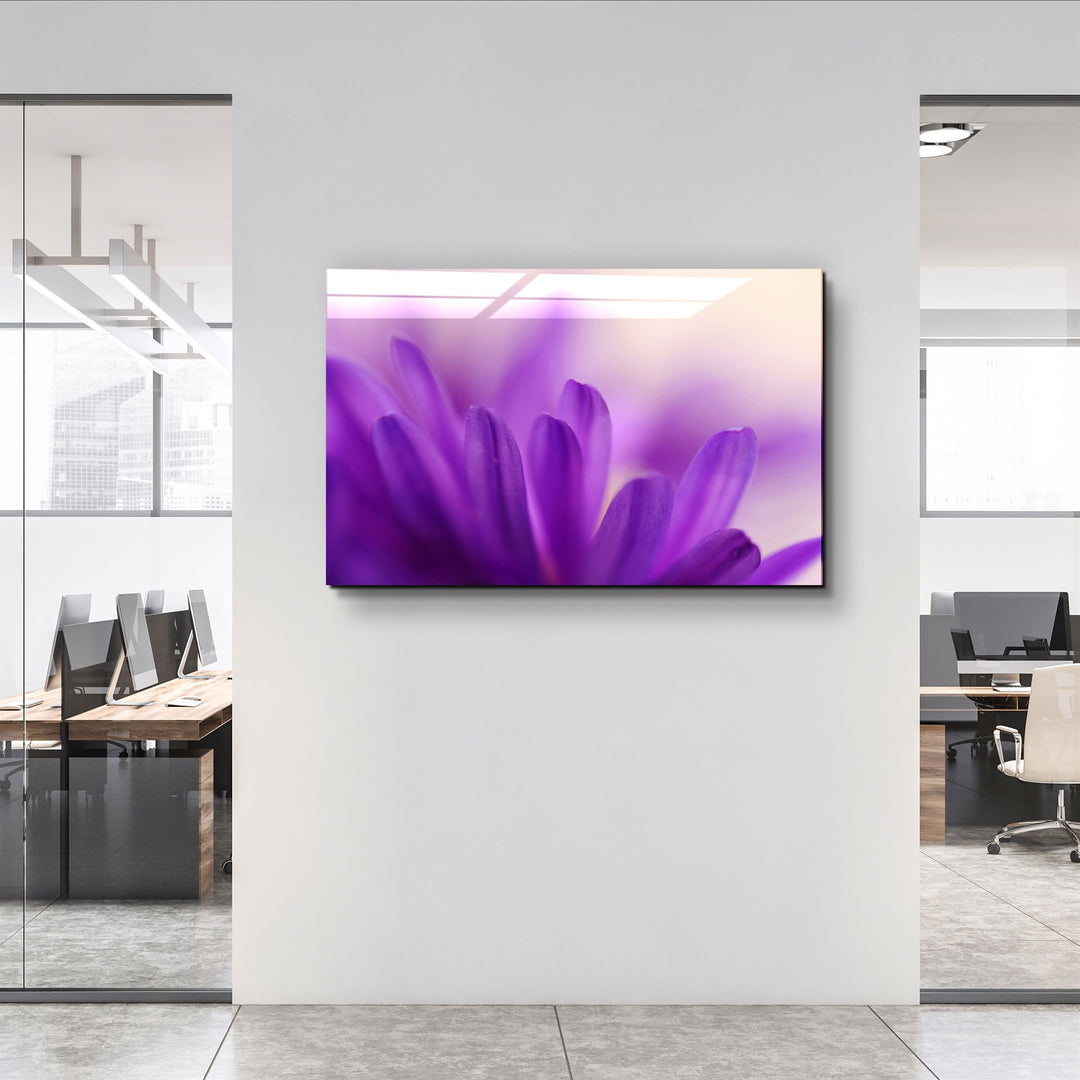 ・"Flower"・Glass Wall Art | Artdesigna Glass Printing Wall Arts.