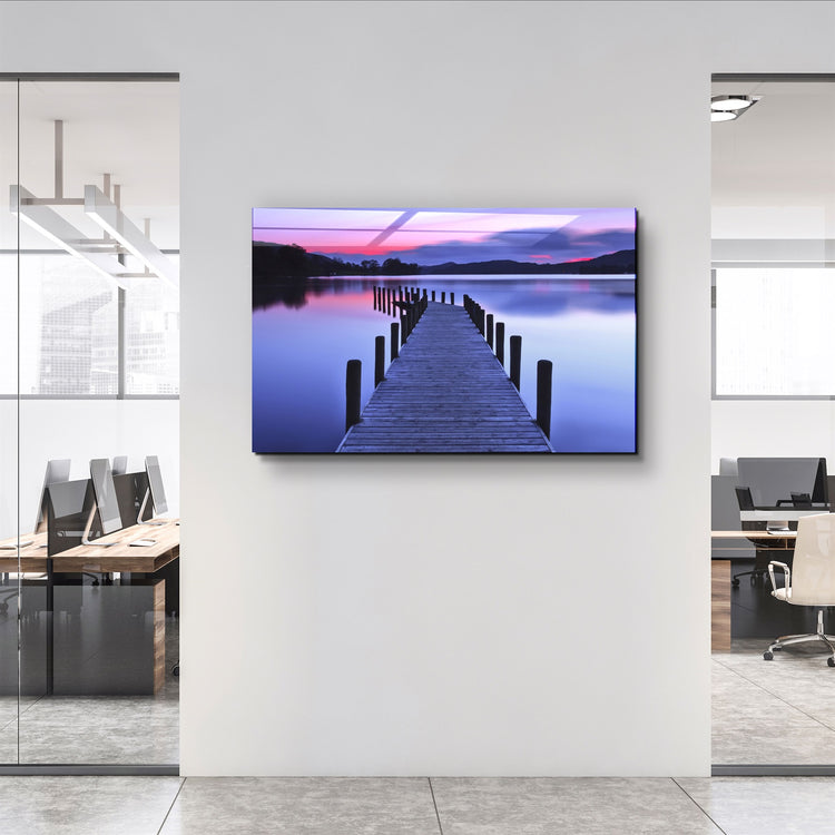 ・"Pier 6"・Glass Wall Art | Artdesigna Glass Printing Wall Arts.