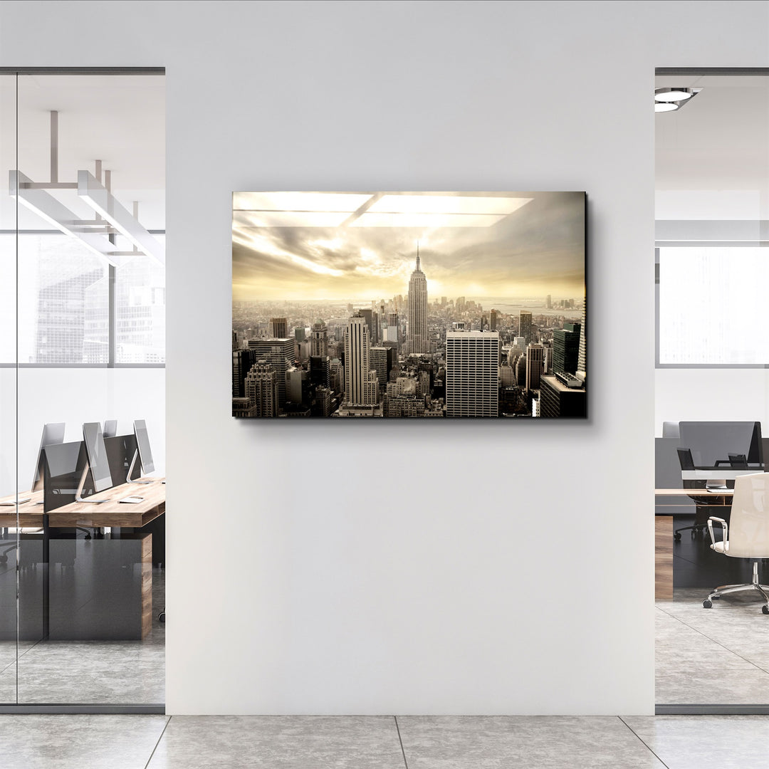 ・"New York (NYC)"・Glass Wall Art | Artdesigna Glass Printing Wall Arts.