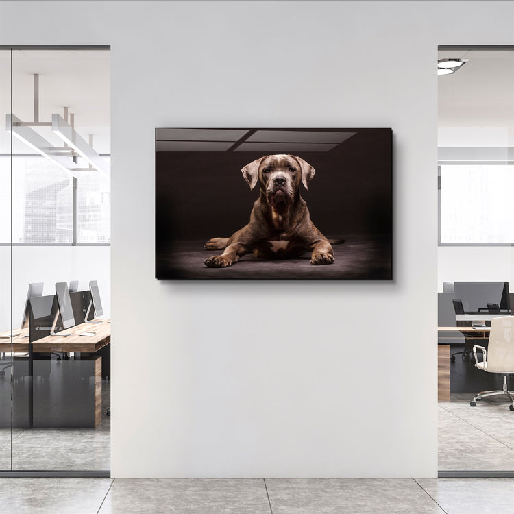 ・"Dog"・Glass Wall Art | Artdesigna Glass Printing Wall Arts.