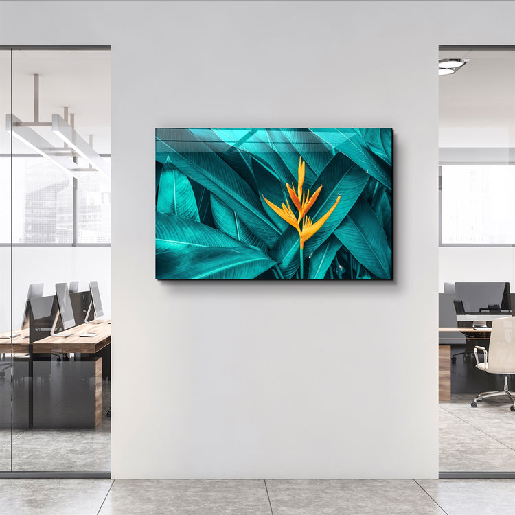 ・"Tropica"・Glass Wall Art | Artdesigna Glass Printing Wall Arts.