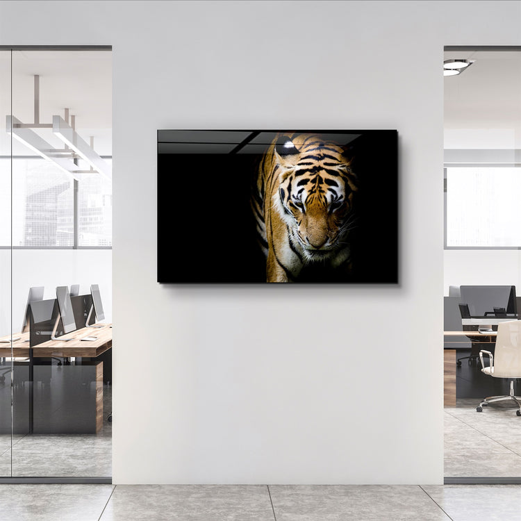 ・"Tiger 3"・Glass Wall Art | Artdesigna Glass Printing Wall Arts.