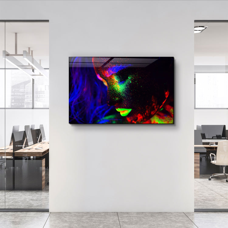 ・"Glowing in the Dark"・Glass Wall Art | Artdesigna Glass Printing Wall Arts.