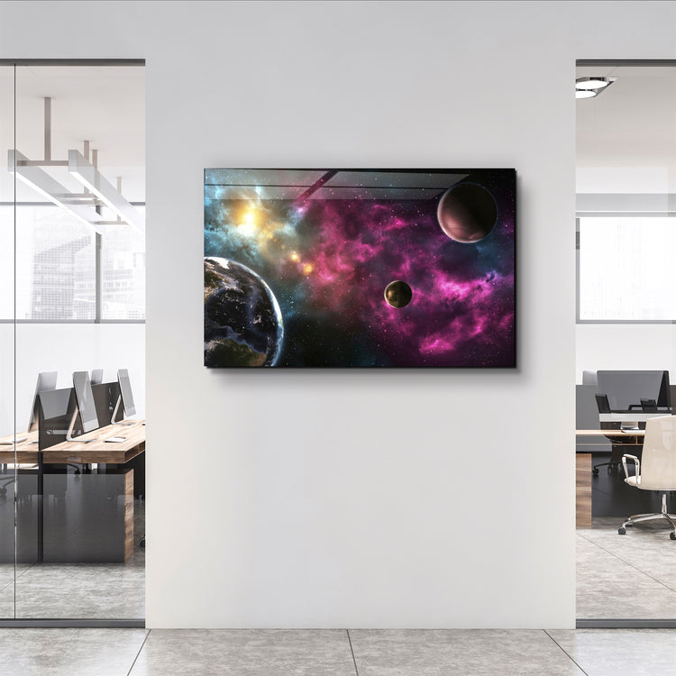 ・"Space"・Glass Wall Art | Artdesigna Glass Printing Wall Arts.