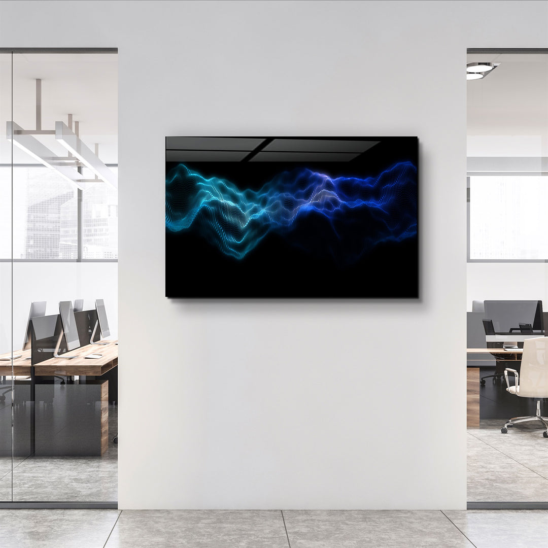 ・"Rhythmic Fog"・Glass Wall Art | Artdesigna Glass Printing Wall Arts.