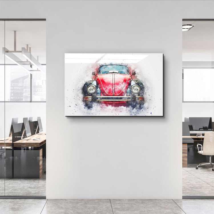 ・"The Car"・Glass Wall Art | Artdesigna Glass Printing Wall Arts.