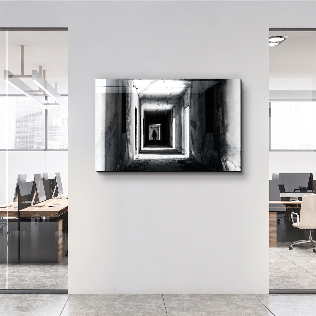 ・"Empty Building"・Glass Wall Art | Artdesigna Glass Printing Wall Arts.