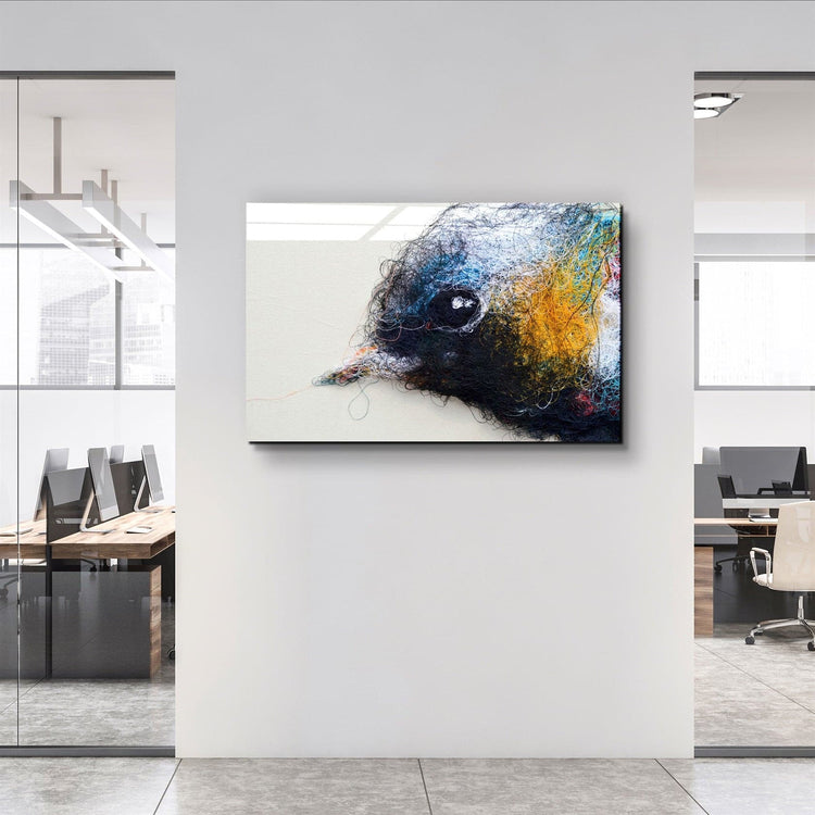 ・"The Bird"・Glass Wall Art | Artdesigna Glass Printing Wall Arts.