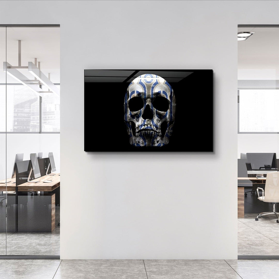 ・"Design Skull"・Glass Wall Art | Artdesigna Glass Printing Wall Arts.