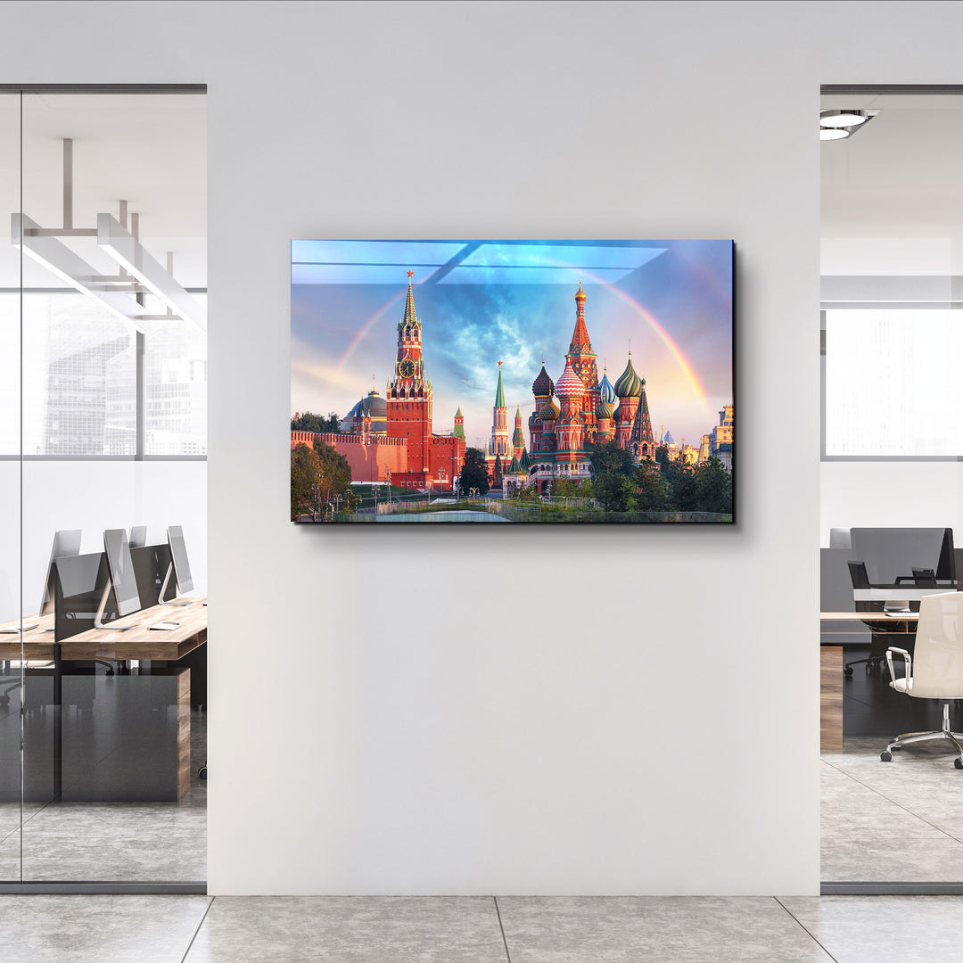 ・"Moscow - Russia"・Glass Wall Art