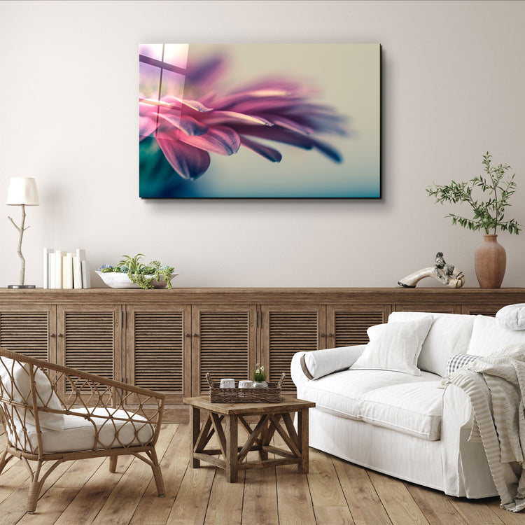 ・"Flower"・Glass Wall Art | Artdesigna Glass Printing Wall Arts.