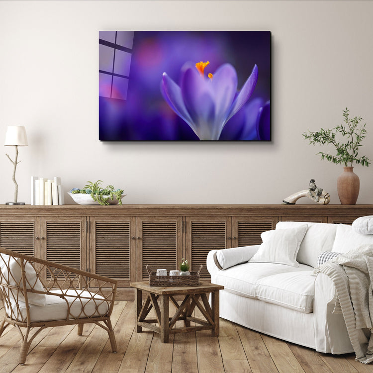 ・"Flower"・Glass Wall Art | Artdesigna Glass Printing Wall Arts.