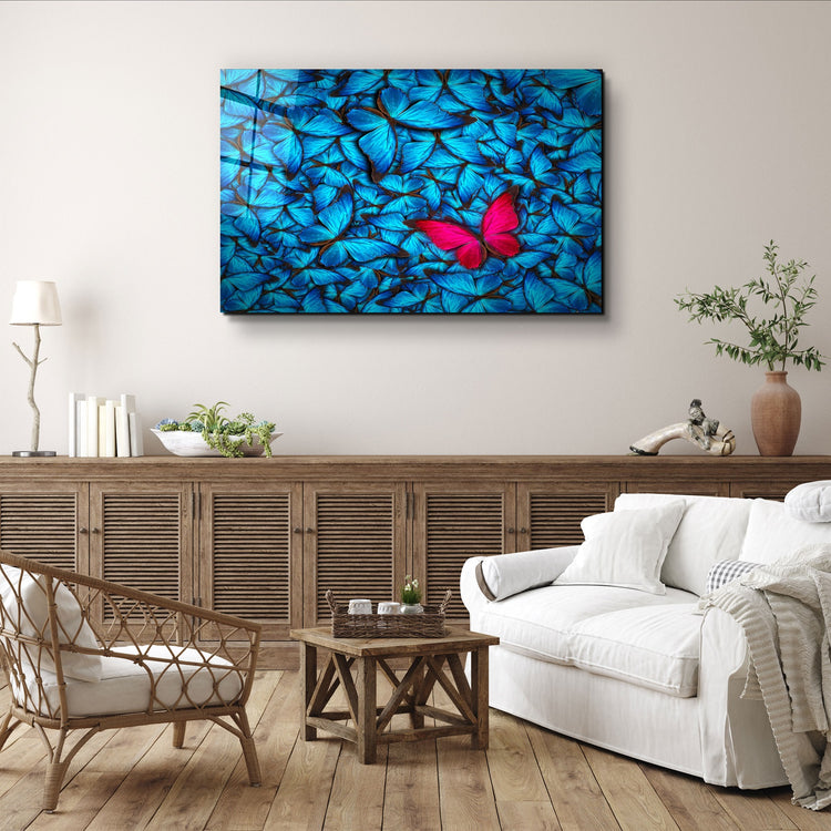 ・"Butterfly 1"・Glass Wall Art | Artdesigna Glass Printing Wall Arts.