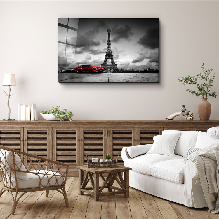 ・"Eiffel Tower"・Glass Wall Art | Artdesigna Glass Printing Wall Arts.