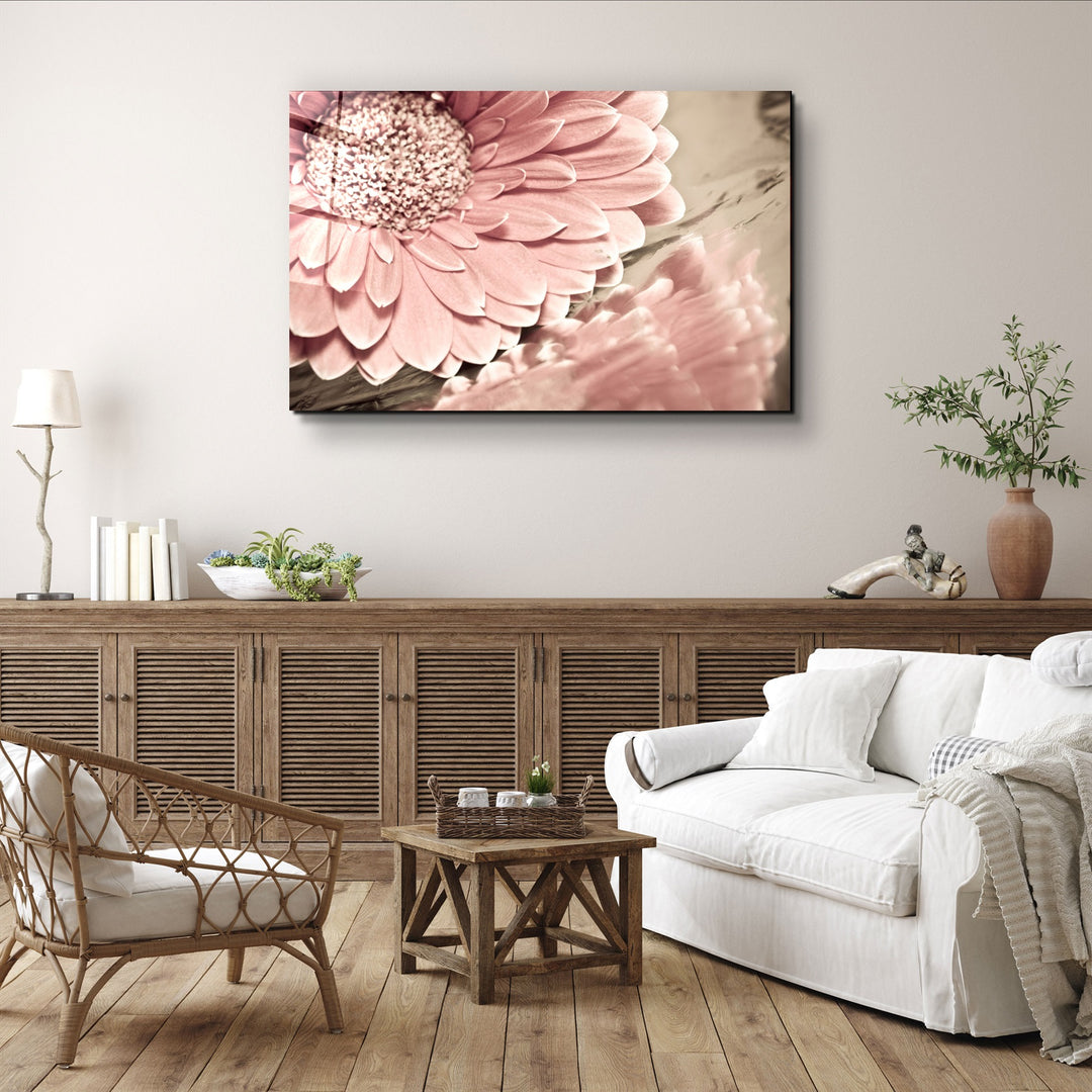 ・"Flower"・Glass Wall Art | Artdesigna Glass Printing Wall Arts.