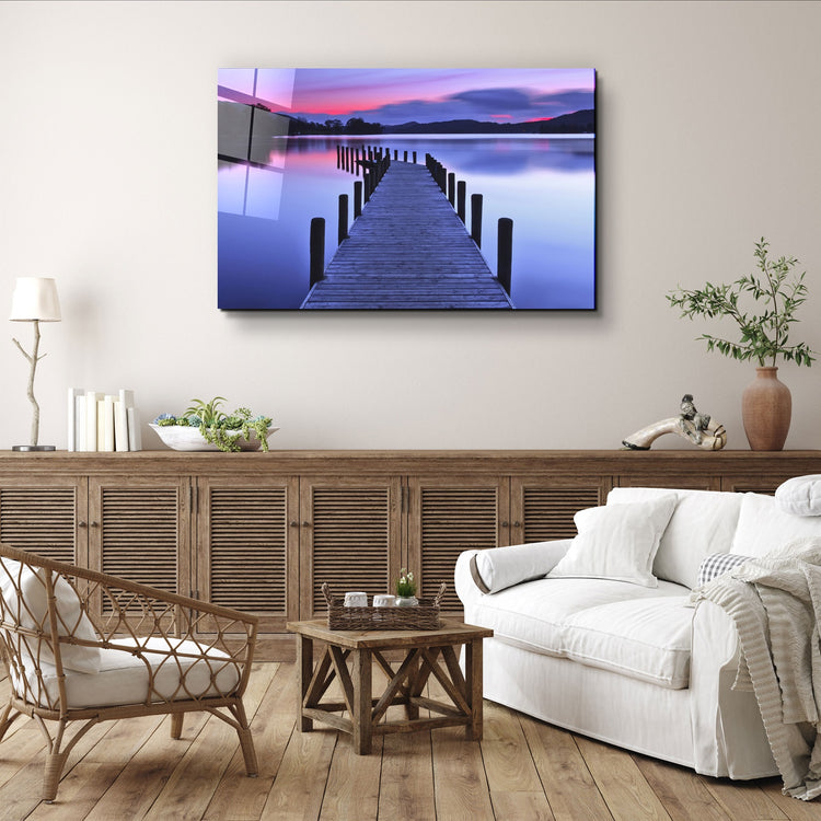 ・"Pier 6"・Glass Wall Art | Artdesigna Glass Printing Wall Arts.