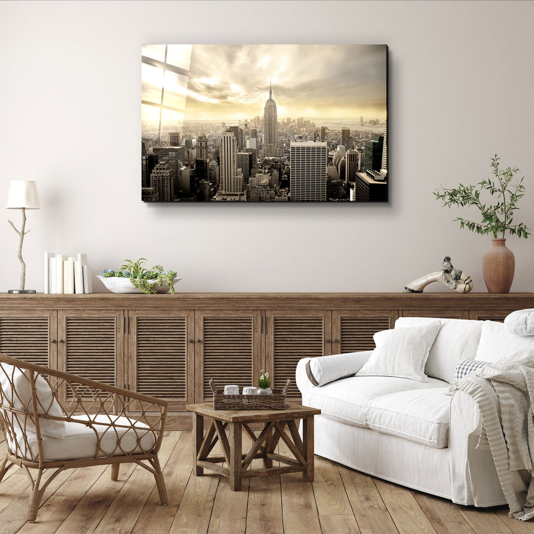 ・"New York (NYC)"・Glass Wall Art | Artdesigna Glass Printing Wall Arts.