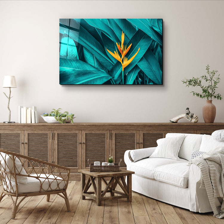 ・"Tropica"・Glass Wall Art | Artdesigna Glass Printing Wall Arts.