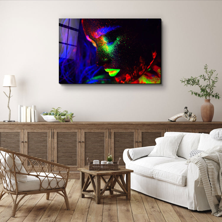 ・"Glowing in the Dark"・Glass Wall Art | Artdesigna Glass Printing Wall Arts.