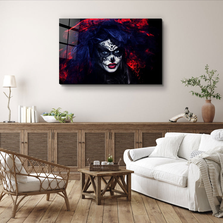 ・"Dark Circus"・Glass Wall Art | Artdesigna Glass Printing Wall Arts.