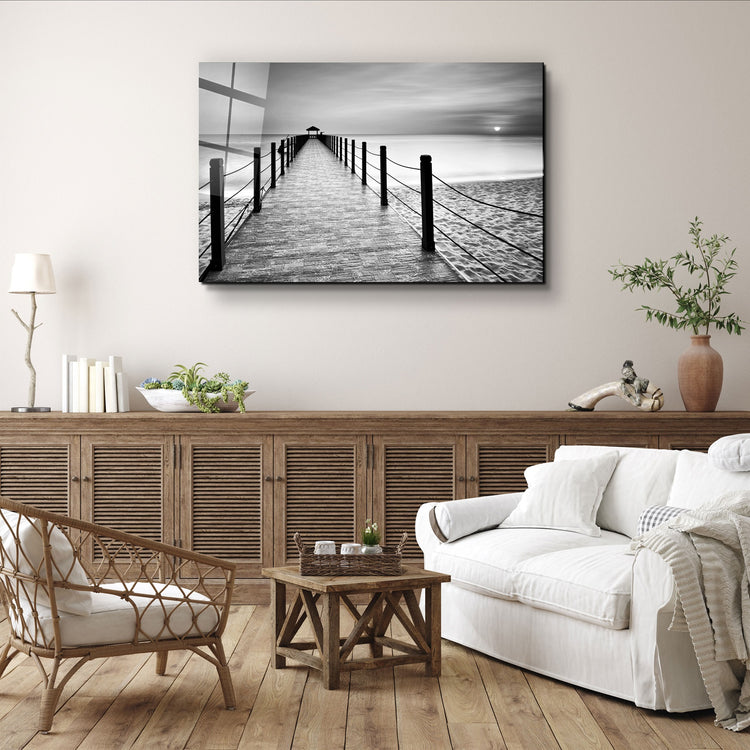 ・"Pier 18"・Glass Wall Art | Artdesigna Glass Printing Wall Arts.