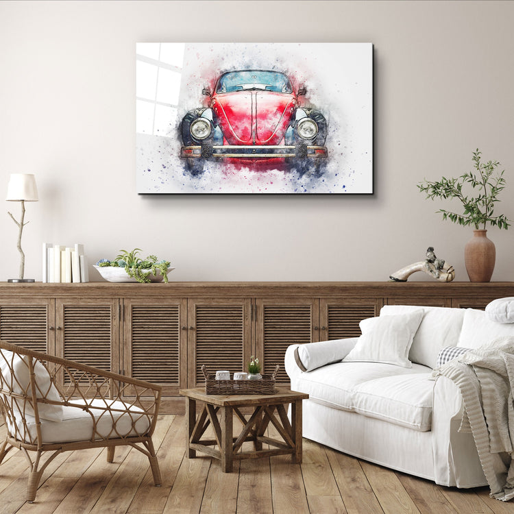 ・"The Car"・Glass Wall Art | Artdesigna Glass Printing Wall Arts.