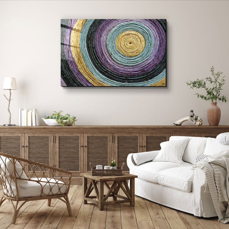 ・"Colored Spiral"・Glass Wall Art | Artdesigna Glass Printing Wall Arts.