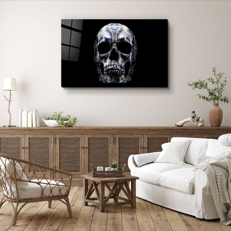 ・"Design Skull"・Glass Wall Art | Artdesigna Glass Printing Wall Arts.