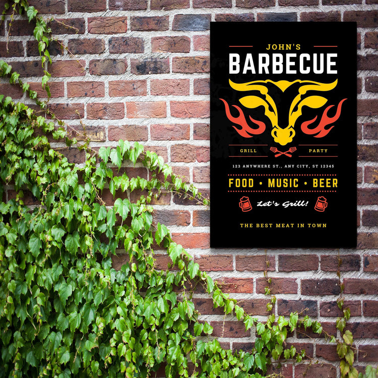 ."Barbecue Custom Printing". Glass Printing Poster | Artdesigna Glass Printing Wall Arts.