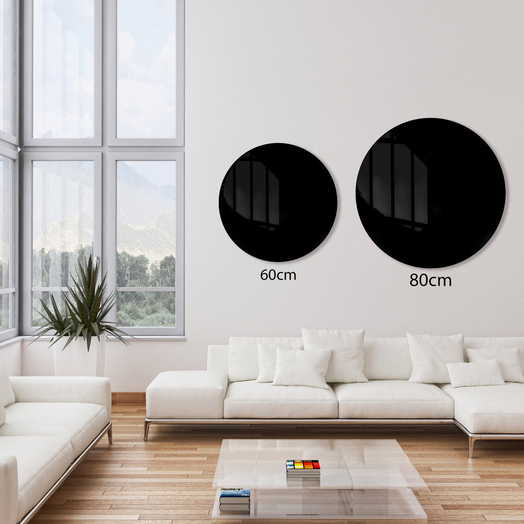 ・"Soft Tones"・Rounded Glass Wall Art